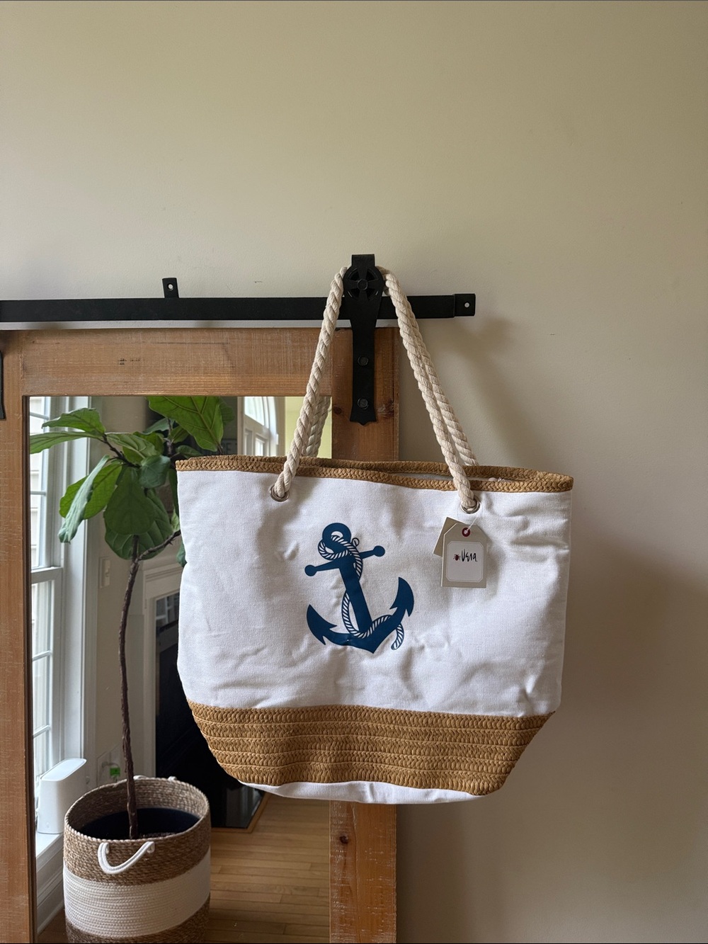 NWT Nautical Beach Tote